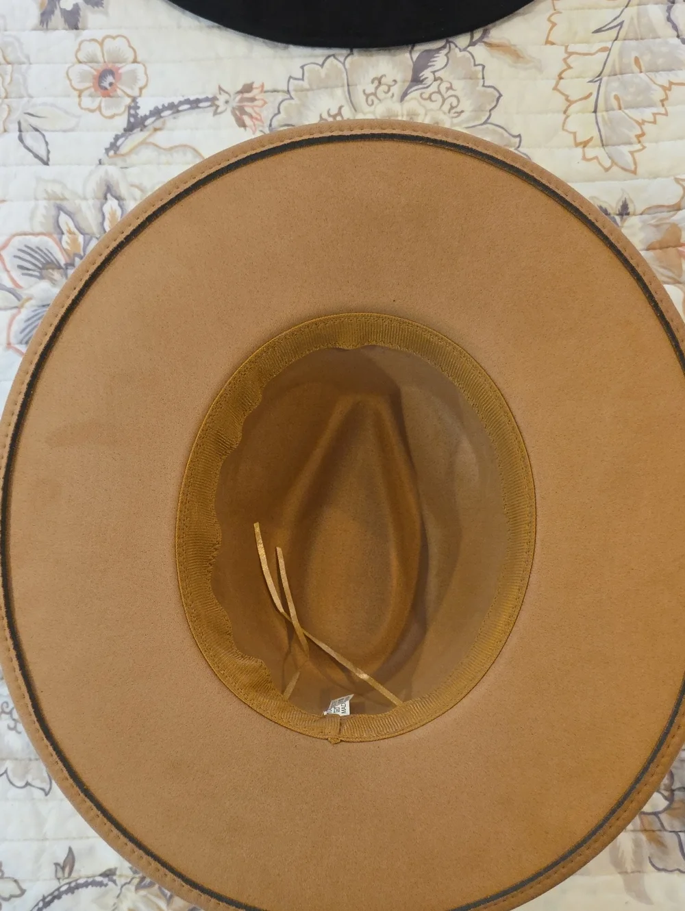 LIDHAY Wide Brim Western Suede Hat